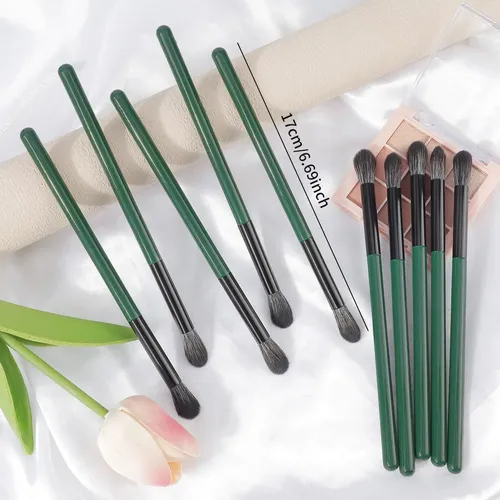 Set De 2 Pinceles Con Tubo Redondo Para Resaltar Llamas