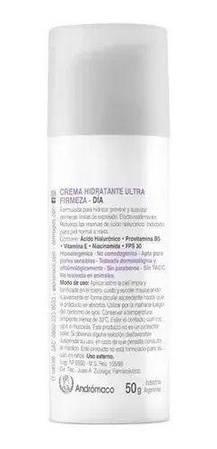 Crema Dermaglos Ultra Firmeza Hidratante De Dia Fps30 50g