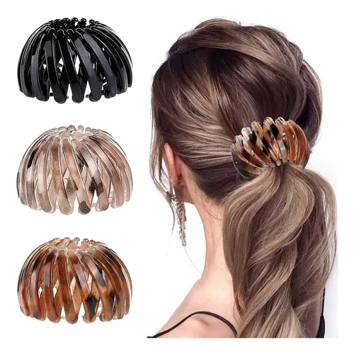 3 Cintas Para El Pelo Con Forma De Nido De Pájaro, Pinza Aut
