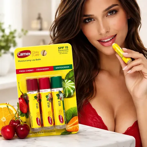 Carmex Daily Care X3 Humectante Reparador Labial Importado