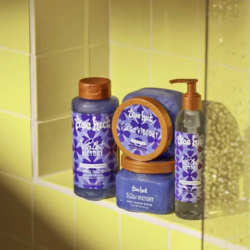 Exfoliante Corporal Tree Hut Violet Victory Con Mantequilla,
