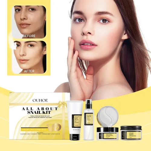 Caja De Regalo Para Cuidado Facial De Caracol