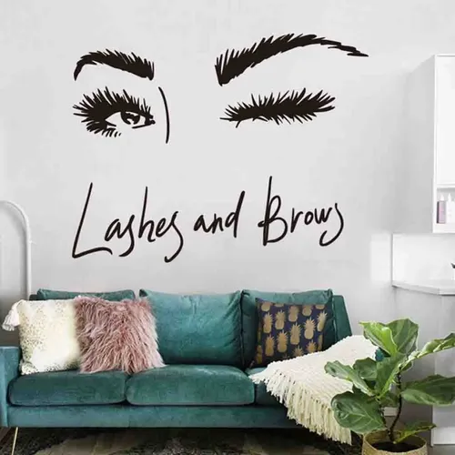 Adhesivo Para Pared, Extensiones De Pestañas, Salón De Belle
