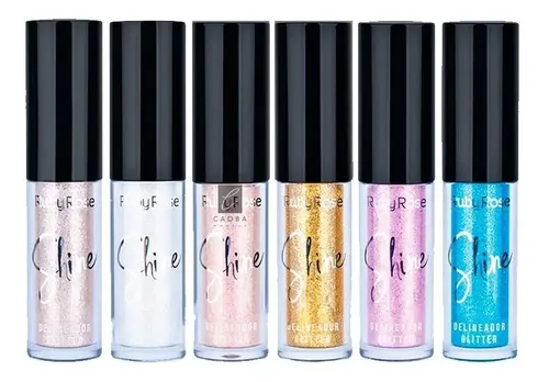 Delineador De Ojos Glitter Gel Shine Ruby Rose Original