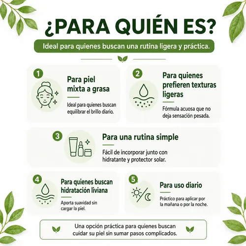 Serum Facial Mely Para Poros Hamamelis Té Verde 30ml