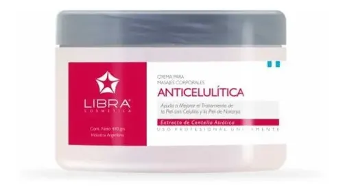 Crema Para Masajes Anticelulitica X 490 Grs Libra
