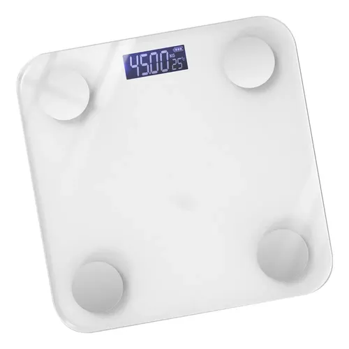 Báscula Digital Baño Inteligente Bluetooth, Vidrio Templado