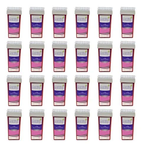 Kit X24 Ceras Roll On Suave Cosmética Profesional