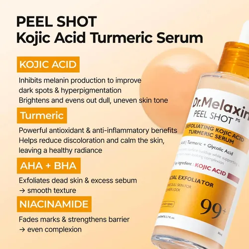 [dr.melaxin Official] Peel Shot Glow Rice Ampoule Duo