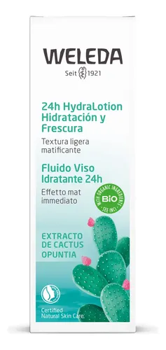 Weleda Crema Hidratante 24 Hs Extracto Cactus 30ml Vegano Momento de aplicación Día/Noche Tipo de piel Normal a seca