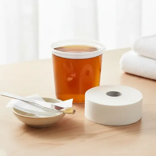 Kit Cera Jalea Descartable Miel X 800g Rollo De Bandas X 50m