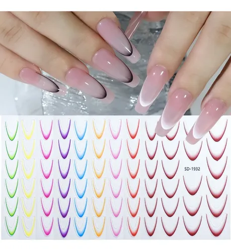Pegatinas Autoadhesivas Para Uñas Con Punta (6 #mold) Not