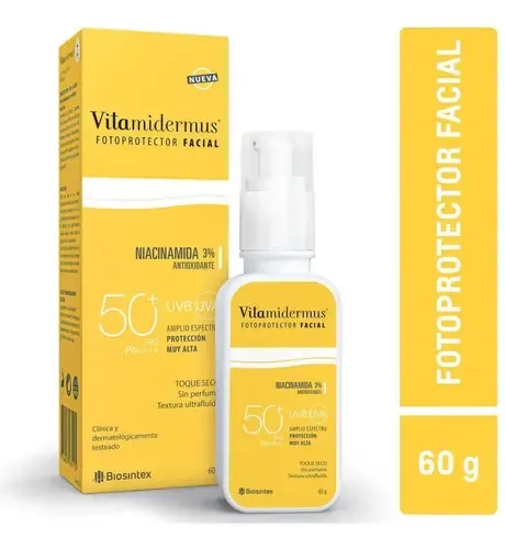 Vitamidermus Fotoprotección Facial Fps50 X 60gr