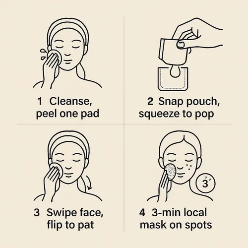 Mascarilla Y Tónico En Un Paso, Adecuado Para Día Y Noche —