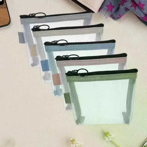 Bolsa De Cosméticos De Malla H 5x Mini Pouch R