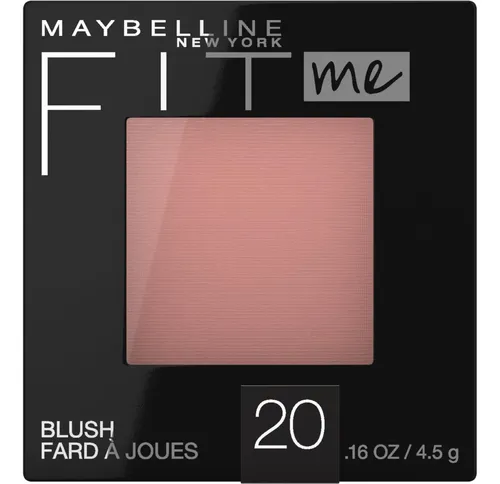 Colorete En Polvo Maybelline Fit Me, Malva, Ligero Y Durader
