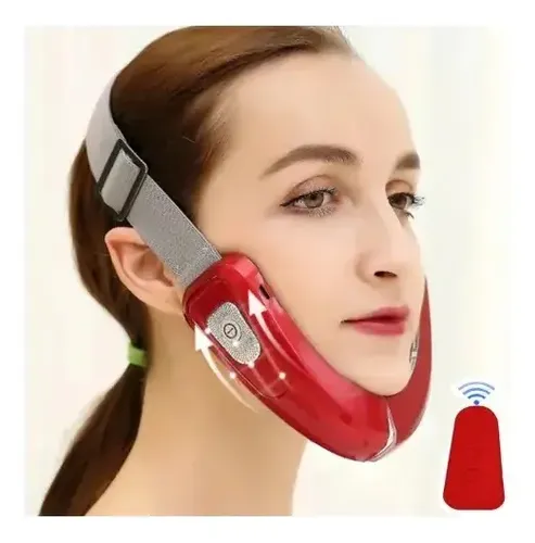 Mascara Facial Electroestimulación Menton Reductora Papada