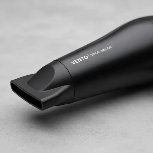 Secador de Pelo Profesional GA.MA Italy Vento Negro Cerámico Iónico con 2200 W