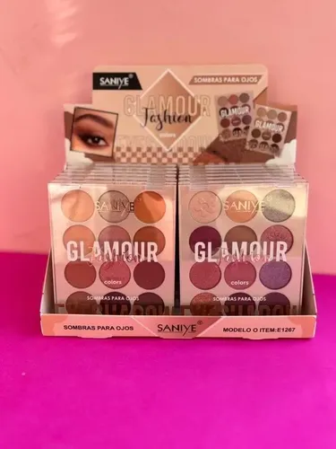 Paleta Sombras Ojos Glamour Fashion Maquillaje Saniye