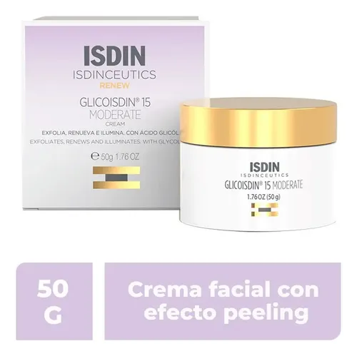 Glicoisdin Crema Facial Antiedad Ácido Glicólico Piel Seca 50ml