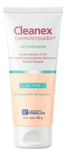 Gel Dermolimpiador Exfoliante Cleanex Oil Free 150 Cleanex