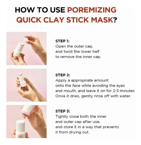 Ea Mascarilla Poremizing Quick Clay Stick, Arcilla, 2. W