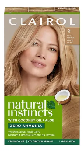 Tinte Semipermanente Clairol Natural Instincts 9 Rubio Claro