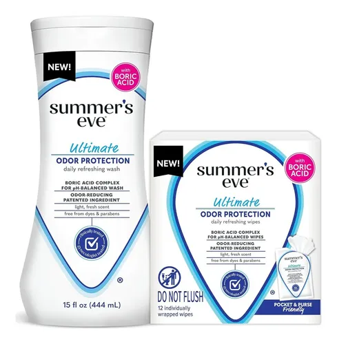 Jabón Y Toallitas Femininas Summer’s Eve 15 Oz Y 12 Uds
