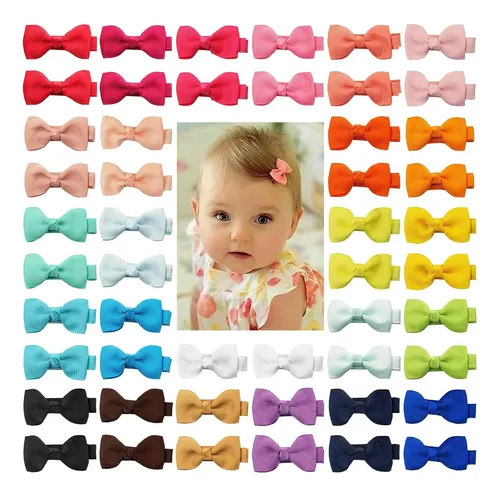 Clips Para El Cabello De Bebé Cellot 50 Piezas 25 Colores