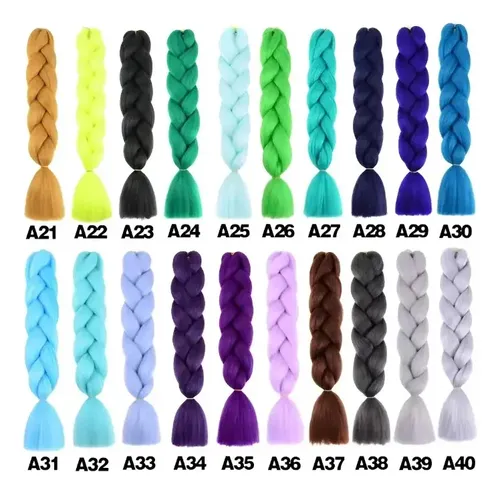 Extensiones De Pelo Sintético Para Trenzas Africanas