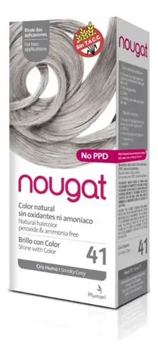 Tintura Nougat tono 41 gris humo para cabello