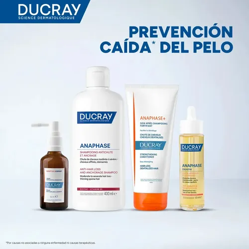 Shampoo Ducray Anaphase Anaphase+ Crescimento Saudável en botella de 400mL de 400g por 1 unidad de 400mL de 400g