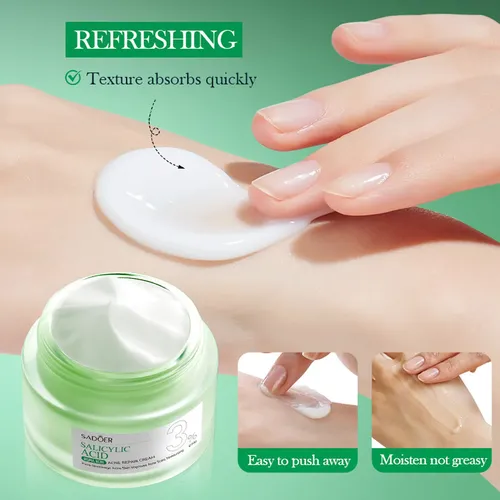 Crema Facial Antiacné Ácido Salicílico 3% Sadoer