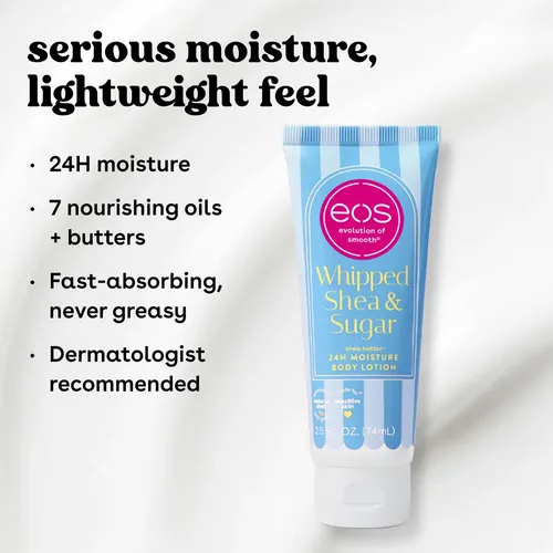 Loción Corporal Eos Shea Shake & Sugar 74 Ml, Vegana;