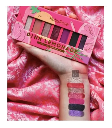 Paleta De Sombras 7 Tonos Pink Lemonade Ruby Rose Original