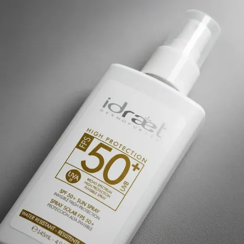Protector Filtro Solar 50+ Idraet Spray Invisible 145ml
