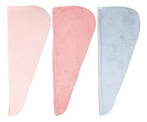 3 Toallas For El Cabello De Secado Rápido, Gorras Absorbent