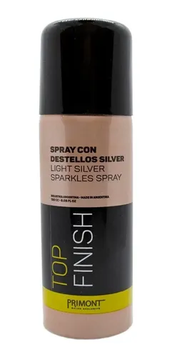 Primont Top Finish Spray Destellos Silver Peinado Pelo 180cc