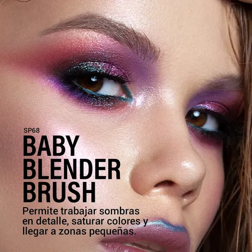 Pincel Maquillaje Para Ojos Sp68 Baby Blender Idraet