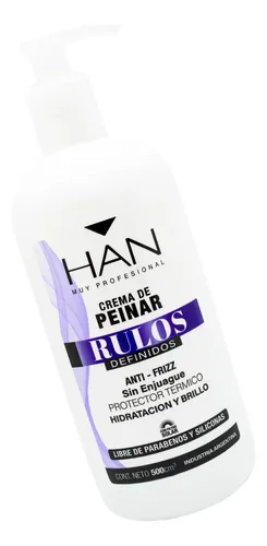 Han Rulos Definidos Crema Peinar Protector Pelo 500ml Local