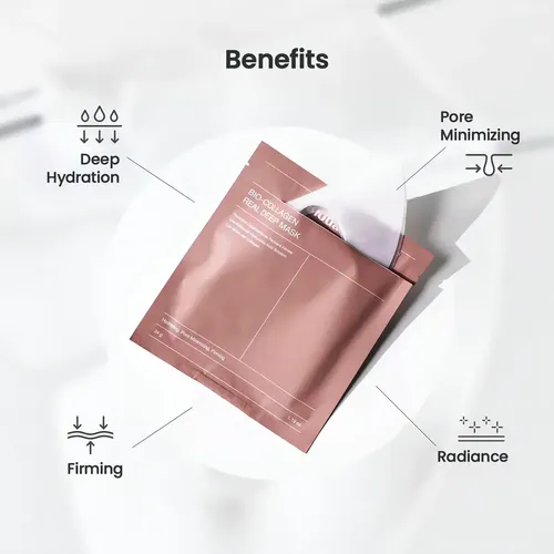 Biodance Pack Con 4 Unidades Bio Collagen Real Deep Mask