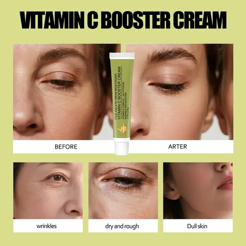 2 Piezas Vc Brighten Hidratante Para Ojos Y Rostro 40 G