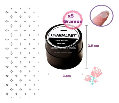 Kit Tips Soft Gel Paris Night X50 / Gel Solido Charm Limit
