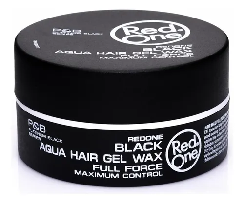 Cera Capilar Red One Aqua Hair Gel Wax Black 150ml