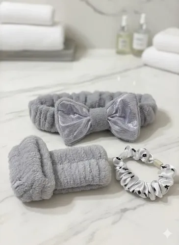 Kit De Skincare Completo Con Vinchas, Brochas Y Esponjas