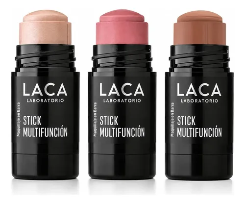 Kit Contorno Iluminador Y Rubor Barra Stick Maquillaje Laca