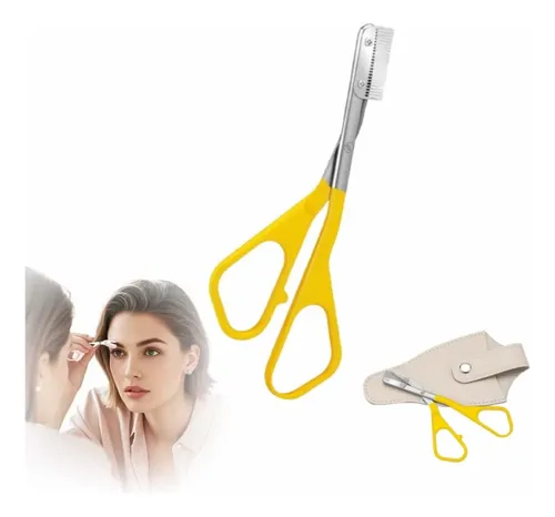 Tijera Recortadora De Cejas, Kit De Cuidado De Cejas De
