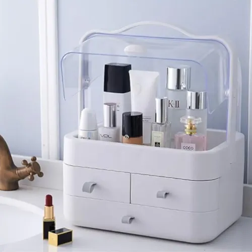 Organizador Maquillaje Portatil Escritorio Porta Cosmetico