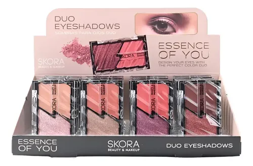 Paleta De Sombras X24 Duo Para Maquillaje Eyeshadow Skora Duo