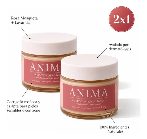 Pack 2 Meses | Rosacea, Pieles Sensibles Y Acne 110g